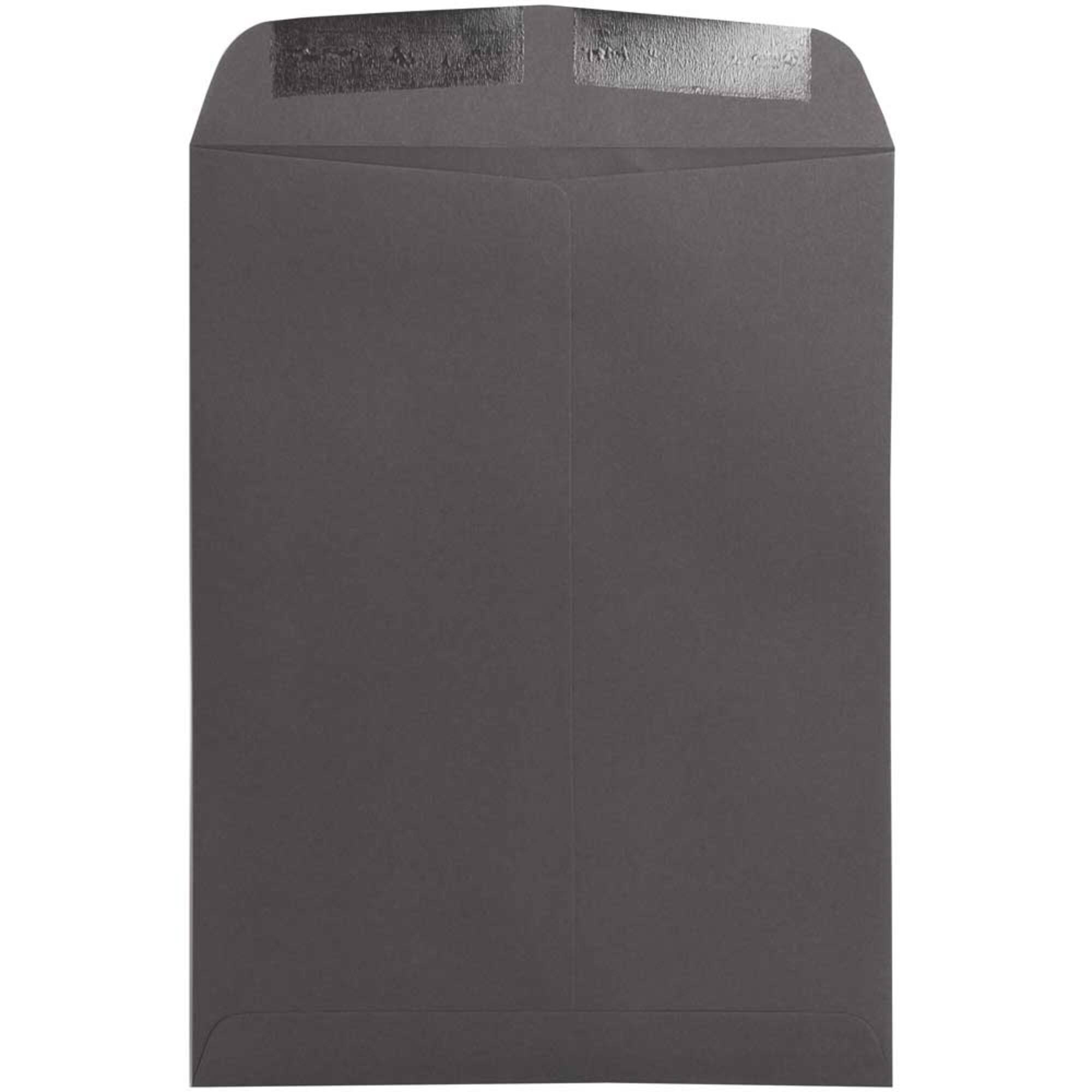 JAM Paper 9" x 12" Dark Gray Open End Catalog Premium Envelopes